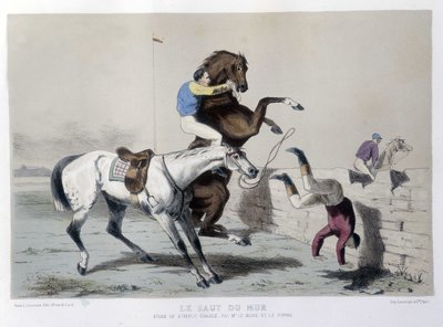 Lovaglás: Le jump du mur, Steeple - a „” Le Centaure”-ban” alkotó: Unknown artist