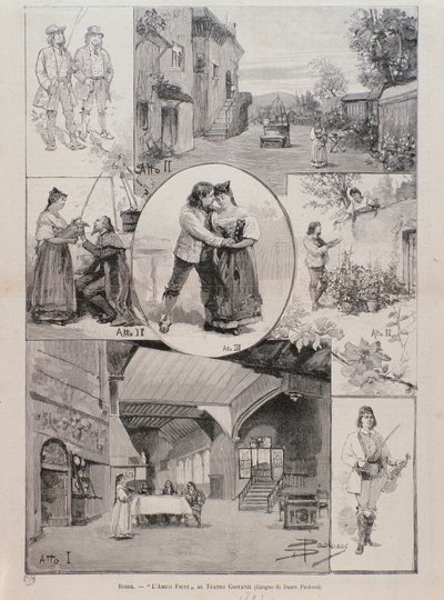 Illusztrációk Pietro Mascagni L