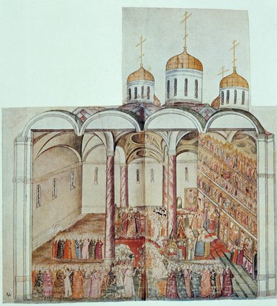 III. Mihály orosz cár beiktatása (Mihael Romanov alkotó: Unknown artist