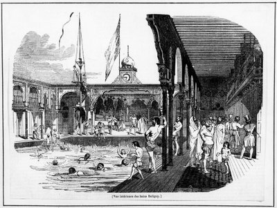 A Deligny fürdő belső képe - Carnavalet, s.d alkotó: Unknown artist