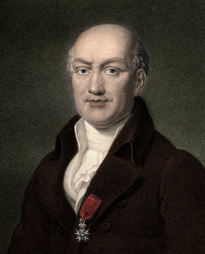 Jean Baptiste (Jean-Baptiste) Joseph Delambre 1749-1822 - metszet - XIX. alkotó: Unknown artist