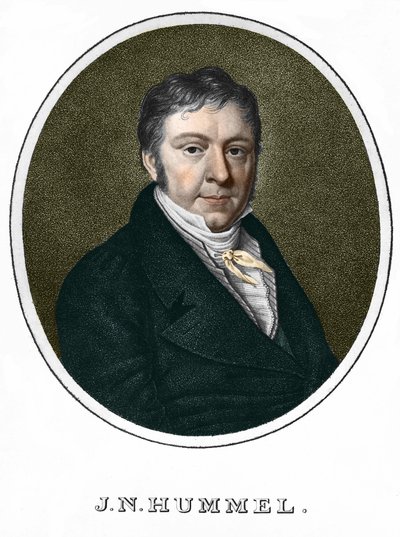 Jean Nepomucene (Jean-Nepomucene) Hummel (Johann Nepomuk Hummel) (1778-1837). osztrák zongoraművész és zeneszerző alkotó: Unknown artist