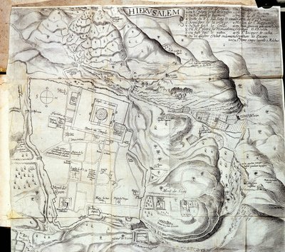 Jeruzsálem - az 1629-ben szerkesztett „” Levantai utazás a király parancsára 1621-ben alkotó: Unknown artist