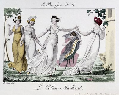 Colin-Maillard játéka (Colin Maillard) – „” Le Bon műfajban”, n¡14, 19. század eleje alkotó: Unknown artist