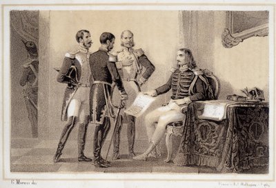 Joachim Murat (1767-1815), aki bemutatta tábornokainak a programot az olaszoknak – a Storia d