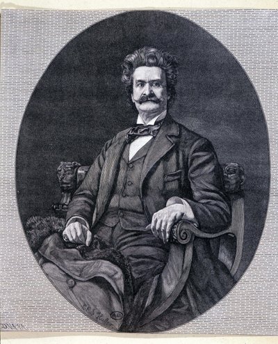 Johann II Strauss Jr. (1825-1899), osztrák zenész. alkotó: Unknown artist