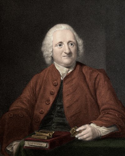 John Dollond 1706 - 1761 - metszet - XIX alkotó: Unknown artist