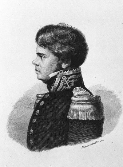 Jules Poret de Blosseville. Francia felfedező, tengerész és földrajztudós. 1802-1833. alkotó: Unknown artist