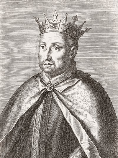Afonso portugál király. Portré. alkotó: Unknown artist