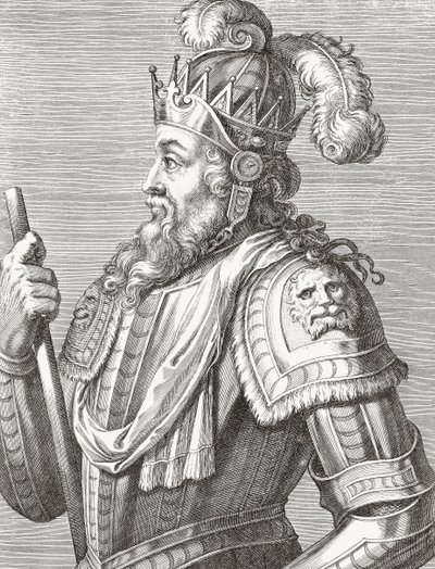 V. Afonz portugál király. Portré. alkotó: Unknown artist