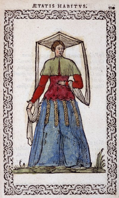 La Nictorienne – Jean Sulperius „Habits et effigies” című könyvében alkotó: Unknown artist