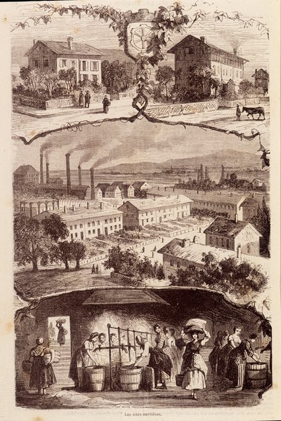 A Labour idézi Franciaországban a 19. században. alkotó: Unknown artist