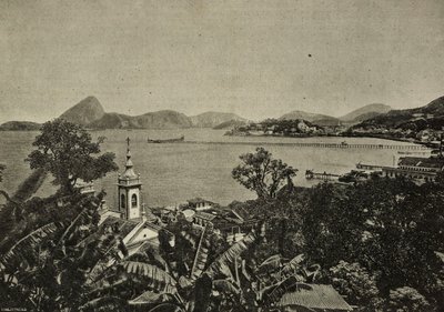 Lapa strand, Rio de Janeiro, Brazília, metszet Vittorio Boron fényképéről, L