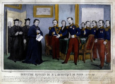 A párizsi archívum utolsó küldetése (1848. június 25.) alkotó: Unknown artist