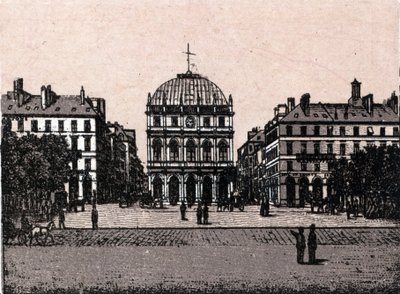 Le Havre, le Theatre in "" A Le monde 168 nézetet illusztrál"" Nincs dátum (19. század vége) alkotó: Unknown artist