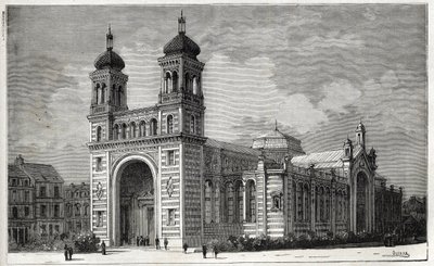A Rameau-palota (1878-1881) Lille-ben - 1884-es metszet alkotó: Unknown artist