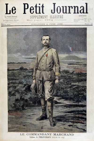Marchand parancsnok – az 1899. június 4-i „” Le petit Journal”-ban alkotó: Unknown artist