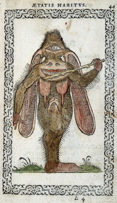 The Cyclopes – Jean Sluperius „Szokások és képzetek” című könyvében alkotó: Unknown artist