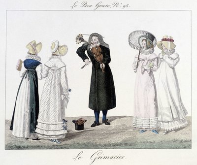 Le grimacier: utcazenész a 18. században – „” Le bon műfajban”” n¡95 alkotó: Unknown artist