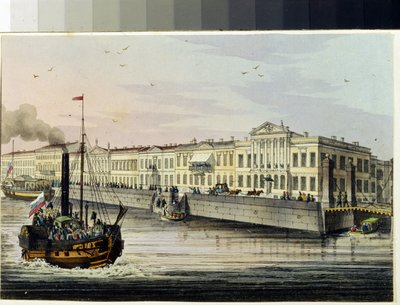 A Quai des Anglais Szentpéterváron (Marie Taglioni albuma alkotó: Unknown artist