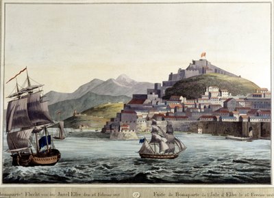 Napóleon Bonaparte kiszivárogtatása Elba szigetéről 1815.02.26. alkotó: Unknown artist