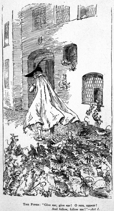 Legenda a "" Hamelin gömbölyű csöves" -ről alkotó: Unknown artist