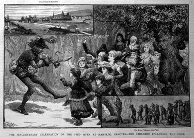 Legenda a "" Hamelin gömbölyű csöves" -ről alkotó: Unknown artist
