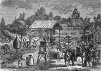 A Les Machines agricole Joseph Pinet Jr., az Abilly (Indre et Loire) építőmestere 1865-ben. alkotó: Unknown artist