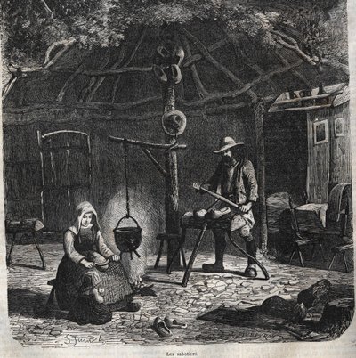 Les szabotírozók. metszet 19. század alkotó: Unknown artist