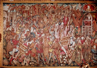 Nagy Sándor (Kr. e. 356-323), macedón király élete és hőstettei. 15. századi kárpit. Róma, Galleria Doria Pamphili alkotó: Unknown artist