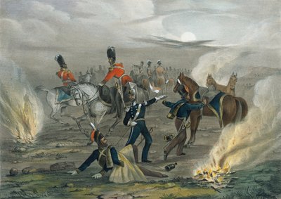 ?Élet a táborban Sebastopol előtt. 4. szám Az éjféli ébresztő?, 1854 körül alkotó: Unknown