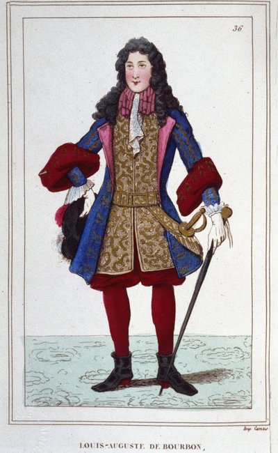 Louis Auguste de Bourbon, Maine hercege (1670-1736). francia herceg. alkotó: Unknown artist
