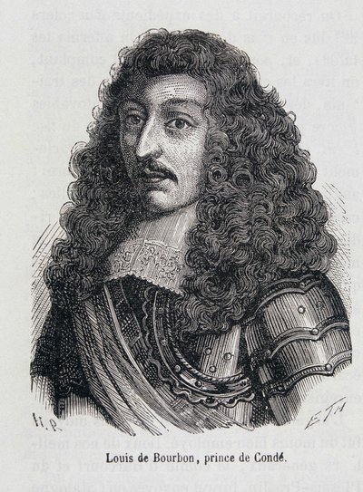 II. Bourbon Lajos, Conde hercege (Bourbon-Conde), Le Grand Conde néven ismert (1621-1686). alkotó: Unknown artist