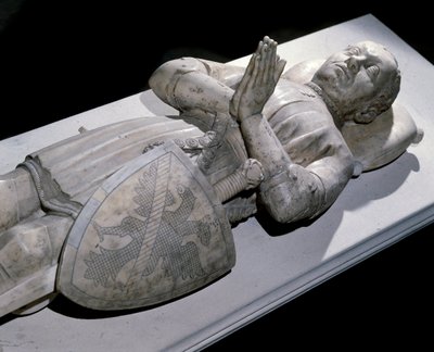 Bertrand du Guesclinben (1320-1380) fekszik Saint Denisben. Székesegyház. alkotó: Unknown artist