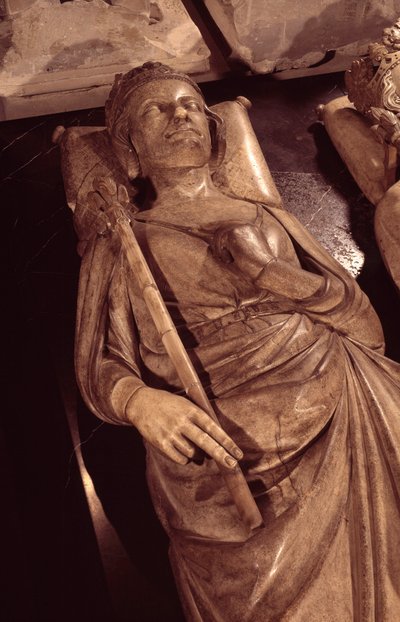 Fülöp Hardi Fülöpnek (1245-1285) nevezett király hazugsága. Szent Denis-bazilika. Szent Dénes alkotó: Unknown artist