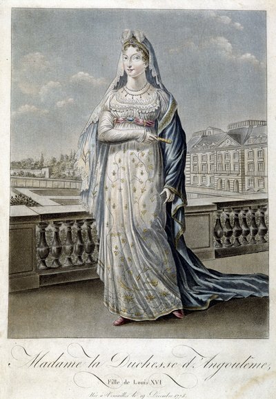 Madame Angouleme hercegné (Marie Therese vagy Madame Royale alkotó: Unknown artist