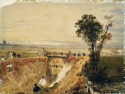 Shoreham Railroad készítése, 1840 körül (akvarell papíron) alkotó: Unknown artist
