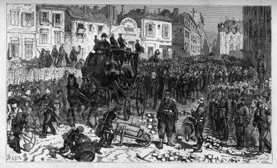 1871. március: Charles Hugo, Victor fia temetése – metszet a „” L