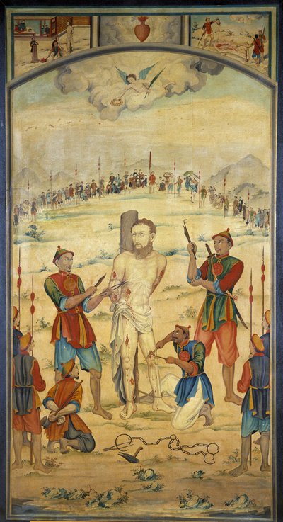 Boldog Marchand Cochinchine mártíromsága alkotó: Unknown artist