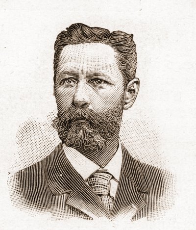 Az Academy Francaise tagjai 1895-ben: Eugene-Melchior (Eugene Melchior) de Vogue (1848-1910) francia író portréja. alkotó: Unknown artist