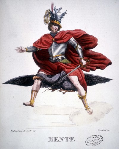 Mente - metszet alkotó: Unknown artist