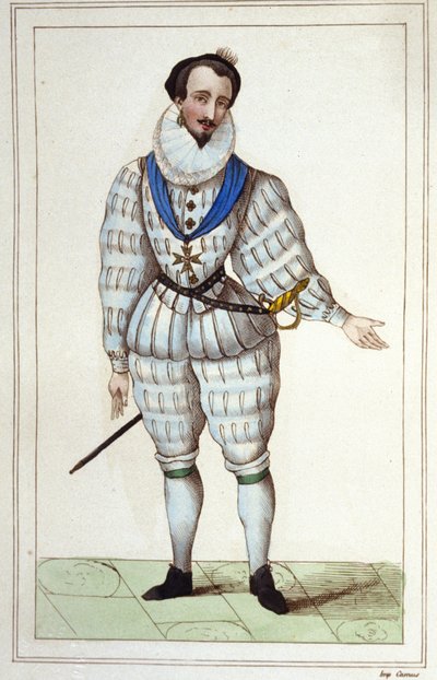 Mignon, Henri III. metszet 1830-ból alkotó: Unknown artist