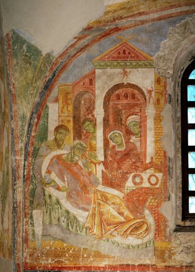 A felső-ausztriai Lambach bencés kolostor templomának freskói (freskó) alkotó: Unknown artist