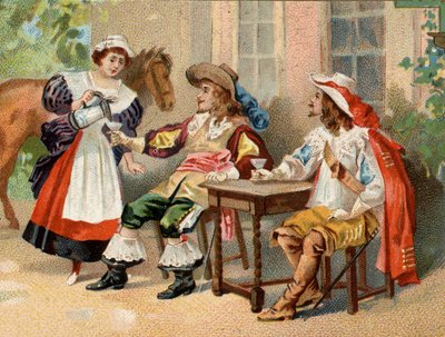 Muskétások XIII. Lajos alatt. alkotó: Unknown artist