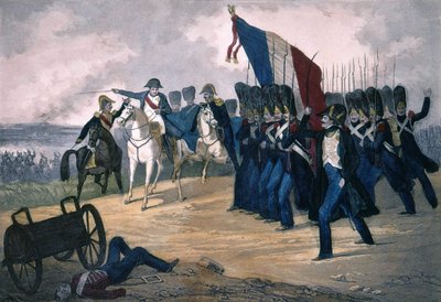 I. Napóleon Waterlooban 1815.06.18-án - Metszet XIX. alkotó: Unknown artist