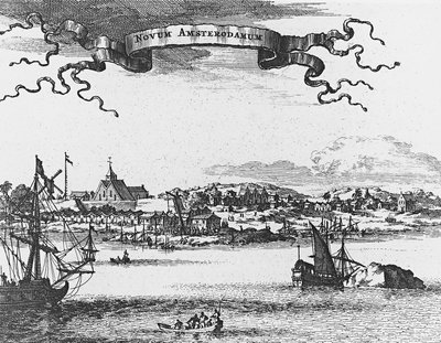 New Amsterdam (New York), metszet alkotó: Unknown artist