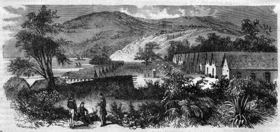 Új-Kaledónia – Nou sziget bűnbánója – 1870-es metszet alkotó: Unknown artist