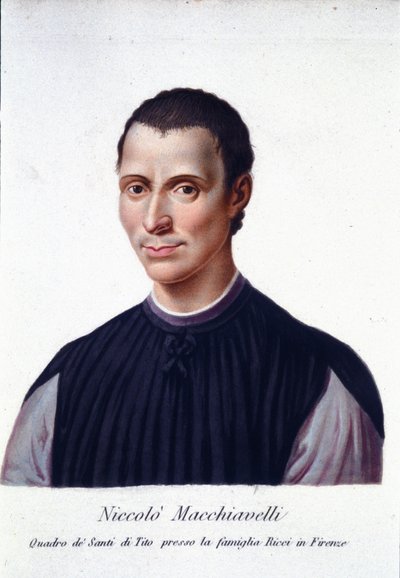 Niccolo di Bernardo dei Machiavelli (Nicolas Machiavel alkotó: Unknown artist