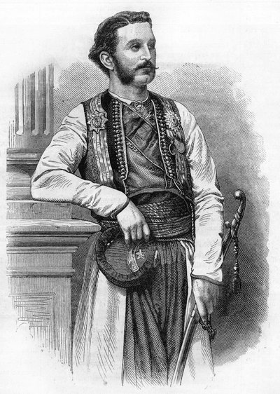 I. Miklós (1841-1921), 1869-ben Montenegró hercege, majd Montenegró királya. alkotó: Unknown artist