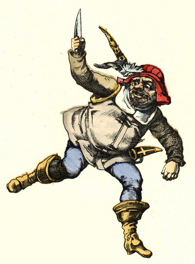 Emberevő óriás. Illusztráció Charles Perrault „Le Pepetit Poucet” című meséjéhez alkotó: Unknown artist